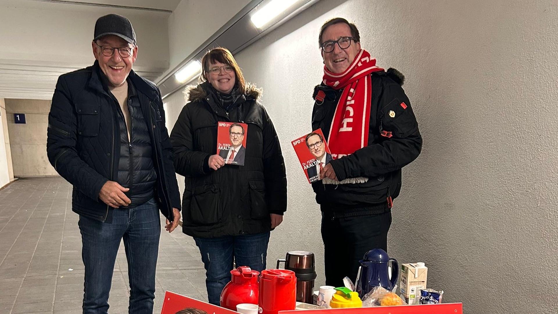 Morgens um 6 am Bahnhof Oberwinter