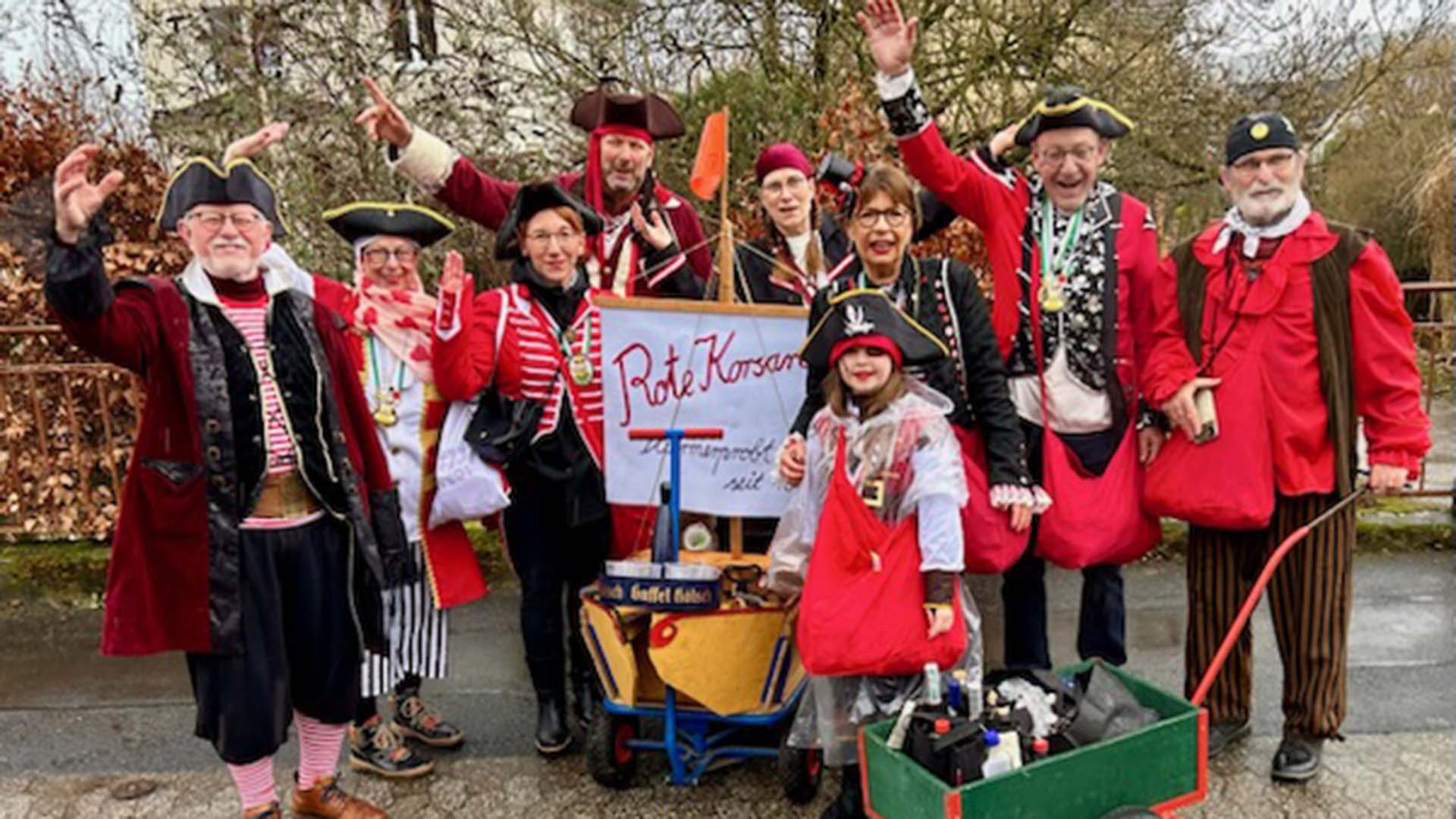 Rote Korsaren - sturmerprobt bei Wind und Wetter!